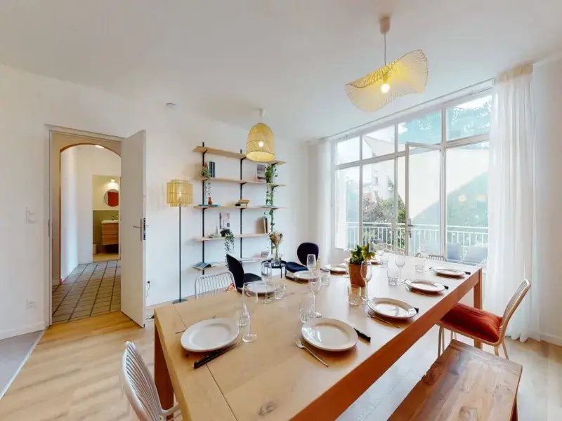 Appartement en colocation à Paris, salle à manger